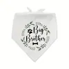 Bufanda transfronteriza para mascotas, babero, bufanda de cuello para mascotas de color liso con letras, pañuelo triangular decorativo para exteriores para gatos y perros