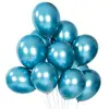 Balões de Aniversário Amazon 10 polegadas Conjunto de Balões de Cor Sólida Balões para Decoração de Feriado Balões Metálicos Foscos Maca