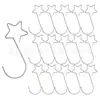 Los Ganchos para Guirnaldas de Navidad Más Vendidos de Amazon para Uso en el Hogar, Nuevos Ganchos Metálicos en Forma de Estrella con Cuentas para Decoración Navideña