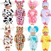 Venta Caliente Transfronteriza Muñeca Shafu de 43 cm Pijamas de Animal Ropa para Muñeca American Girl de 18 Pulgadas Ropa de Felpa Venta al por Mayor
