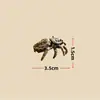Tarántula Sólida Araña Antigua Tarántula Grande Adornos de Escritorio Creativos Manuales Araña Fantasma Artesanías Nicho