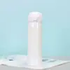 Copo Pop-up Minimalista Transfronteiriço para Duas Bebidas, Copo Térmico a Vácuo de Aço Inoxidável 304, Copo Portátil para Viagem ao Ar Livre e Carro