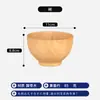 Tigela de madeira feita à mão para uso doméstico, para crianças comerem, tigela de madeira maciça, sobremesa, salada, frutas, tigela grande, tigela para sopa e macarrão, talheres de madeira
