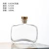 Transparente 100 ml baioneta plana quadrado sem fogo frasco de aromaterapia de vidro 500 ml frasco difusor de fragrância flutuante flor vaso seco