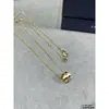 Collar de Panal para Mujer, Nicho de Lujo Ligero, Chapado en Oro Rosa de 18 Quilates, Cintura Delgada, Accesorio de Collar de Panal de Gama Alta, Cadena para Clavícula