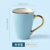 Taza de Lujo Pequeña Estilo Europeo Galvanizada Regalo Phnom Penh Café Té de la Tarde Cerámica Taza para Beber Agua para Niña Masculina