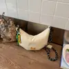 Moda Transfronteiriça Versátil Tendência Nicho Bolsa Dumpling para Mulheres 2026 Novo Modelo Alto Valor Leve Casual Ombro Transversal