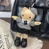 Bolsa Colgante Hello Kitty Piernas Largas Fragancia Ligera Muñeca de Peluche Dibujos Animados Lindo Llavero de Corazón Colgante de Regalo