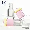 Productos en Stock: Botella Trapezoidal con Tapa de Flor, Incluye/Excluye Cadena y Flores, Tubo de Brillo de Labios, Material de Empaque de Tubo Vacío de Plástico