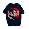 Nueva Camiseta de Manga Corta Casual Deportiva Periférica de Animación de Gigante de Ataque a los Titanes