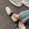 Zapatos Mary Jane de Moda con Doble Correa, Remaches, Punta Redonda y Tacón Bajo, de Piel de Oveja de Capa Superior, Estilo Vintage Otoño 2026