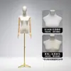 Mannequin de Meio Corpo Feminino para Loja de Roupas Mannequin de Exibição de Roupas Femininas Cabide Mannequin de Vestido de Casamento Modelo Metabo