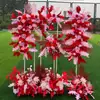 Nuevos arreglos florales de boda, decoraciones para pasillos, macetas colgantes, decoraciones de boda, decoraciones para pasillos y exhibiciones florales para inauguraciones.