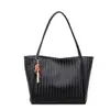Bolso Tote de Hombro Tejido Grande de Capacidad Nuevo para Mujer 2025 Simple Color Sólido Elegante Estilo Coreano Estilo Perezoso