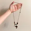 Cadena para Clavícula con Borla Apilable para Mujer, Collar Multicapa 2026 Nuevo, Gargantilla, Cadena para el Cuello, Estilo de Nicho de Lujo Ligero de Alta Gama