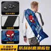 Bolsa de almacenamiento para patineta, tela Oxford impermeable, bandolera de un hombro, doble cara, cierre de cordón, mochila para patineta con estampado estilo chino