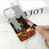 Estilo Óleo Retro Gato Negro Vino Tinto Espejo Funda para Teléfono Iphone18Pm Espejo de Maquillaje Artístico Cubierta Protectora Venta al por Mayor