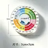 Veinticuatro Términos Solares Pegatina Magnética para Refrigerador Estilo Chino Cultural y Creativo Acrílico Cuatro Estaciones Decoración del Hogar Tendencia China Adorno Creativo