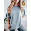 Camiseta de Manga Corta de Color Puro para Hombre, Corte Regular, 180g, Transpirable, Algodón, Cuello Redondo, Top Casual, 10 Primavera y Verano