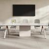 Mesa de conferência média pequena Mesa longa Simples Moderna Sala de conferência Mesa de treinamento Mesa longa Mesa grande Combinação