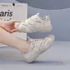KT2685 Tênis Pai Feio-Bonito Feminino 2025 Outono Novo Vintage Tênis de Corrida Calçados de Caminhada Calçados Casuais