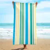 Toalla de playa de microfibra tamaño grande, toalla de viaje sin arena, secado rápido y absorbente, adecuada para piscinas