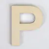 DIY capital de madeira Inglês letras 26 letras lascas de madeira artesanato acessórios de decoração para casa adereços de tiro