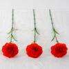 Clavel individual estilo europeo mesa flor artificial flor de seda Día de la Madre flor falsa Inicio Clavel suave exclusivo transfronterizo