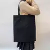 Bolsa de Lienzo en Blanco al por Mayor de Fábrica Estilo Coreano Pintura a Mano Graffiti Personalizada Bolsa Bandolera Blanca Hombro Logo Bolsa de Lienzo
