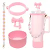 Botella de Agua Térmica Stanley Tapón Antipolvo Taza con Popote Tapa de Taza Correa de Mano Cordón para Botella de Agua Múltiples Estilos Versátiles Set