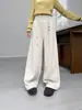 Pantalones de Pierna Ancha de Otoño para Niñas de Edad Media y Grandes Holgados Casuales Algodón Poliéster Pantalones de Chándal Estilo Coreano Cordón Pierna Recta Modernos 2026