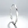 Pulsera Sólida de la Suerte para Mujer, Moderna, Sencilla, Versátil, Regalo para Mamá