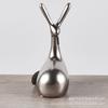 Adornos artesanales de cerámica con forma de caracol, modernos y galvanizados, decoración suave y creativa para el hogar, sala de estar y habitación.