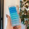 9 Cuerda para el Cabello de Línea Telefónica Combinada Celebridad de Internet Transparente Degradado Estilo Fresco Cuerda para el Cabello Corea del Sur Banda de Goma Anillo para el Cabello de Instagram