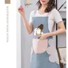 Fabricante de Avental Lavável à Mão Doméstico à Prova d'Água e de Óleo Cozinha Trabalho Doméstico Fofo Adulto Cozinha Trabalho Resistente a Manchas Roupa de Trabalho