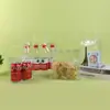 Fábrica de bolsos de mano transparentes de PVC suministro directo regalo regalo regalo regalo empaque para té de leche bolsa de mano de plástico impermeable