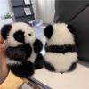 Fabricante de Chaveiro de Carro Panda Desenho Animado Em Estoque Boneca de Pelúcia Pingente Corrente Zíper Mochila Tesouro Nacional Famoso na Internet Ornamento