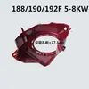 188/190F Peças para Motor a Gasolina Conjunto Completo Extrator Carburador Cárter Filtro de Ar Tanque de Combustível Pistão