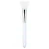 Brocha de silicona de doble cabezal y doble propósito con cuchara para aplicar mascarilla de barro, brocha facial en forma de abanico para ácido de frutas, herramienta de maquillaje de belleza