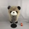 Suministro Peluche Imitación Zorro Sombrero Gigante de Panda Otoño e Invierno Sombrero Protector de Orejas para Adulto Mujer Mismo Estilo que la Base de Pandas de Chengdu
