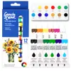 Pintura gouache acuarela acrílica transfronteriza de 6 ml, 12 colores, pintura acrílica, set de pintura DIY, pintura para estudiante de arte