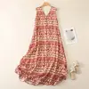 Foto real Vestido regata simples verão alta qualidade (temperamento) vestido longo que cobre a barriga, justo, com toque relaxado