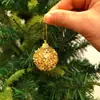 Decoração de Natal presente Enfeites de árvore de Natal Bola de Natal peluda 4cm Bola colorida de Natal 6 preços