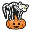 Série de Halloween da Amazon Charms para Sapato Croc DIY Acessórios Decorativos Destacáveis para Sapato Fivelas de Sapato de Borracha Macia PVC Atacado