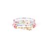 Pulsera Multicapa Personalizada Hecha a Mano con Cuentas Estilo Ins de Gama Alta para Mujer Pulsera Plegable de Cerámica Suave para Mujer Nicho