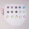 Gelo Transparente Estampa de Leopardo Estrela de Cinco Pontas Joias para Unhas Resina Diamante Acessórios de Unha Vestíveis Material DIY Brincos Grampo de Cabelo Pequenos Acessórios