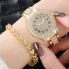 Reloj Pulsera Popular Teum Reloj de Pulsera Casual Sencillo Caja de Tesoro Reloj de Cuarzo Set de Relojes para Mujer Venta al por Mayor