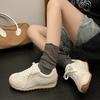 Tenis de Entrenamiento Alemanes Retro de Suela Gruesa para Mujer 2025 Primavera y Otoño Nuevos Elevados Zapatos Forrest Gump Casuales para Combinar con Todo Exterior Antideslizante