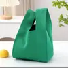 Suministro Directo de Fábrica Bolsa de Punto Divertida de Dibujos Animados Bolso de Mano de Punto Bolso Nuevo Bolsa Linda Bolsa de Regalo de Año Nuevo