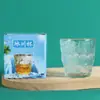 Copo de Vidro Geleira Estilo Japonês Simples Grande Capacidade Doméstico Copo de Água de Vidro Geleira Fosco Copo de Presente para Suco Copo de Vinho